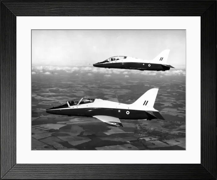 Framed Print : The first Hawk XX154 in the air with XX157 Framed Print : The first Hawk XX154 in the air with XX157
