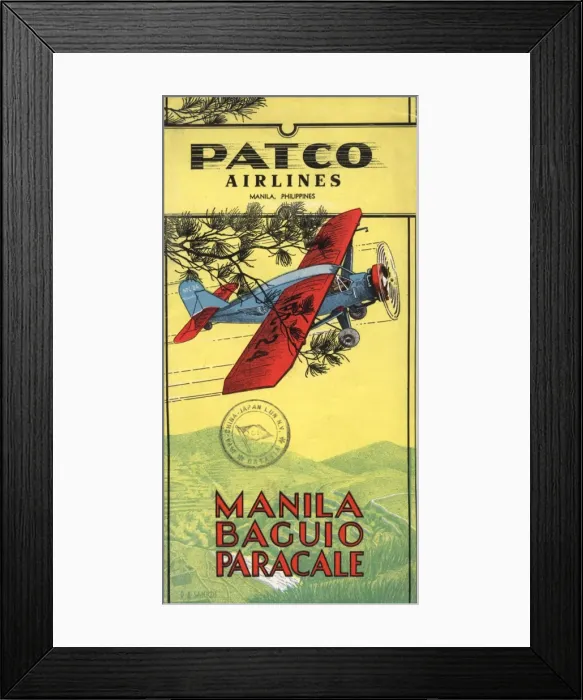 Framed Print : PATCO 1936 (timetable)