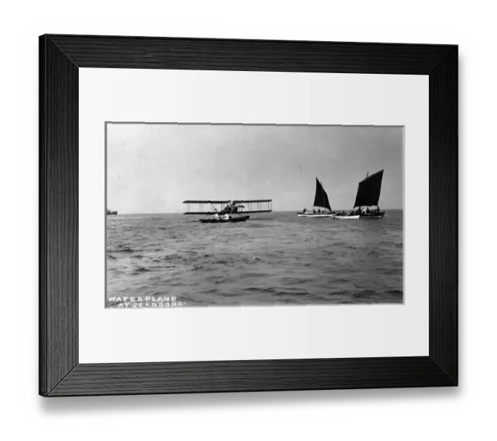 Framed Print : Sopwith Circuit Seaplane at Scarborough 12 August 1913 Framed Print : Sopwith Circuit Seaplane at Scarborough 12 August 1913