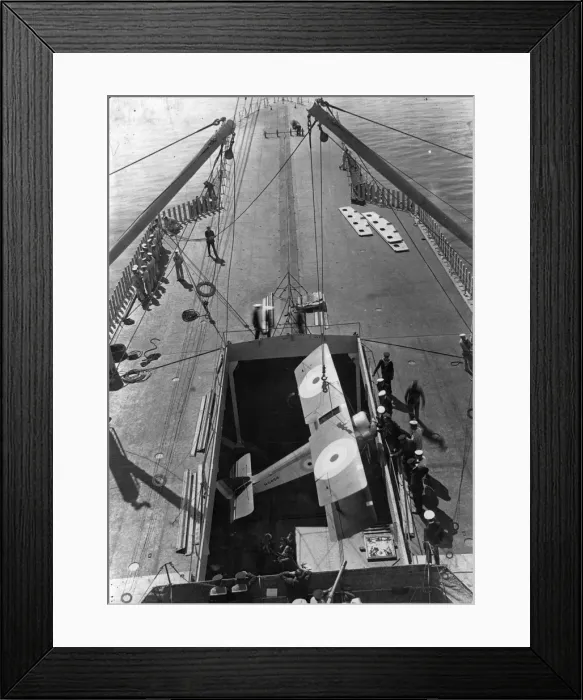 Framed Print : A Beardmore-built Sopwith Pup N6454 aboard HMS Furious Framed Print : A Beardmore-built Sopwith Pup N6454 aboard HMS Furious