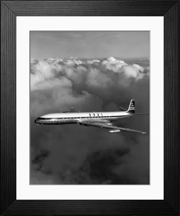 Framed Print : The first de Havilland DH106 Comet 4 G-APDA of BOAC Framed Print : The first de Havilland DH106 Comet 4 G-APDA of BOAC