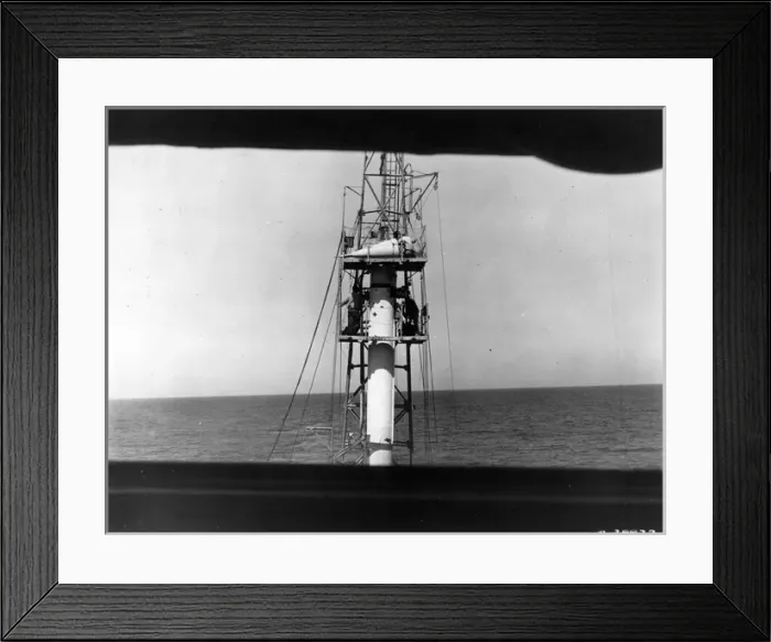 Framed Print : Martin Viking 4 rocket prior to launching Framed Print : Martin Viking 4 rocket prior to launching