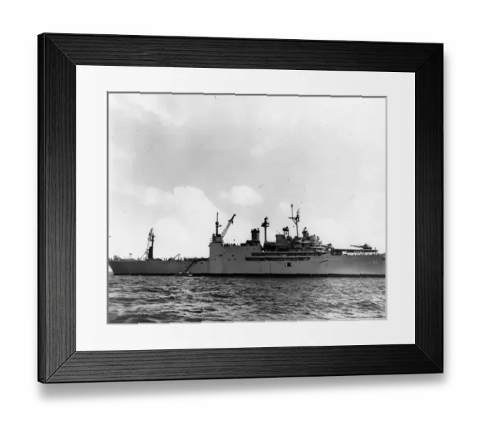 Framed Print : The USS Norton Sound - guided missile research ship Framed Print : The USS Norton Sound - guided missile research ship