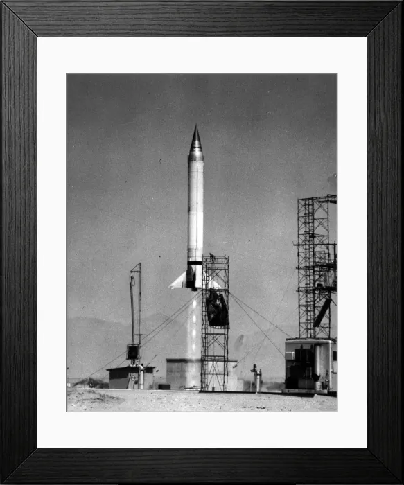 Framed Print : The Martin Viking first US-designed high-altitude research r Framed Print : The Martin Viking first US-designed high-altitude research r