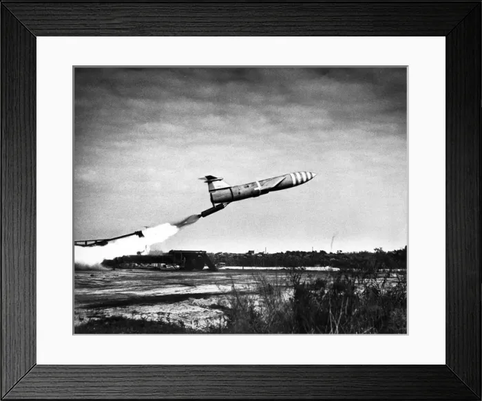 Framed Print : Martin Matador immediately after launch Framed Print : Martin Matador immediately after launch