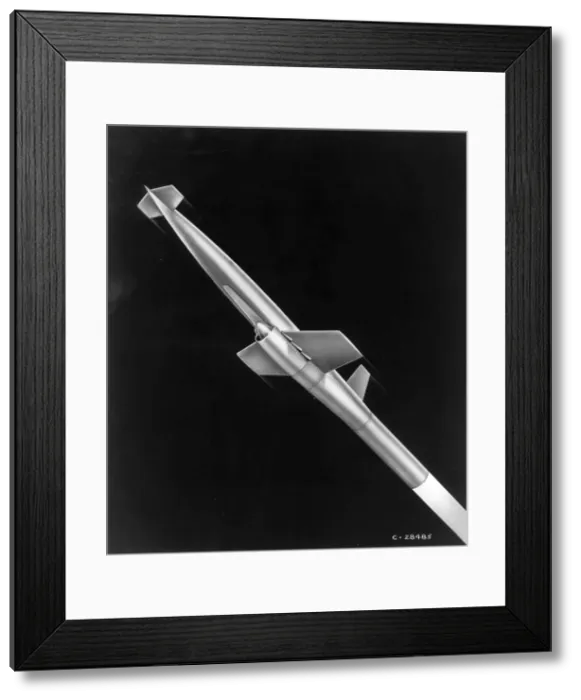 Framed Print : Research model of a guided missile Framed Print : Research model of a guided missile