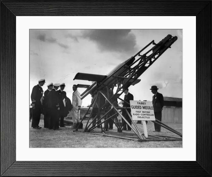 Framed Print : Fairey Stooge - first British pilotless radio-controlled mis Framed Print : Fairey Stooge - first British pilotless radio-controlled mis