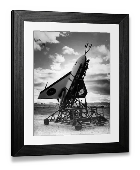 Framed Print : Fairey VTO delta-winged research missile under test Framed Print : Fairey VTO delta-winged research missile under test