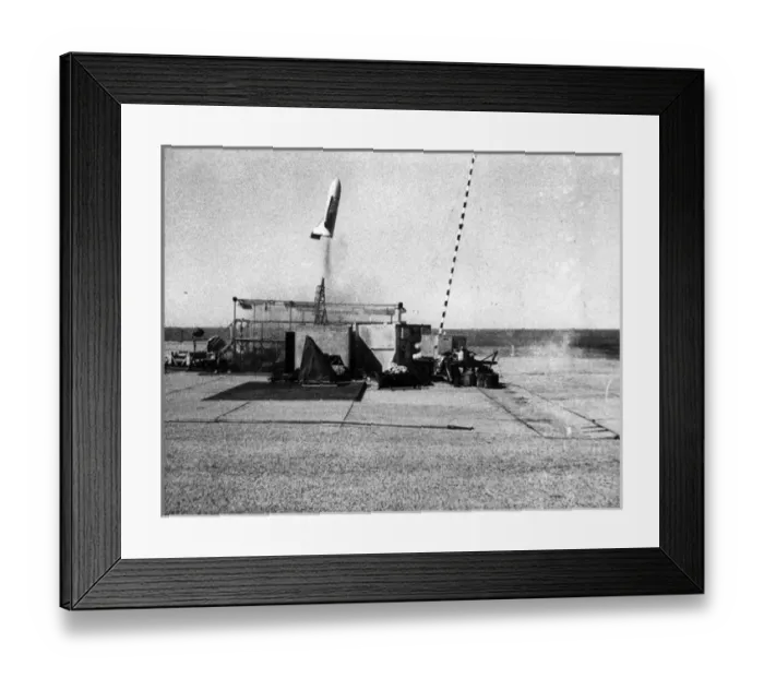 Framed Print : Fairey VTO delta-winged research missile under test Framed Print : Fairey VTO delta-winged research missile under test