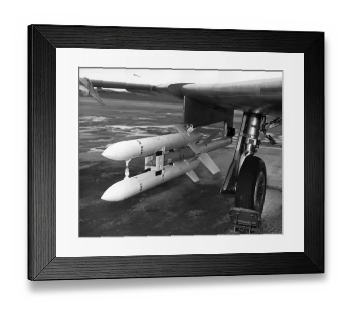 Framed Print : Fairey Fireflash air-to-air missile
