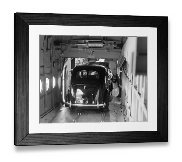 Framed Print : Austin 10s inside an Avro 685 York CMk1 Framed Print : Austin 10s inside an Avro 685 York CMk1