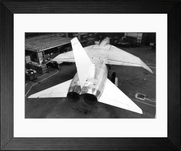 Framed Print : The first BAC TSR-2 in final assembly at Weybridge