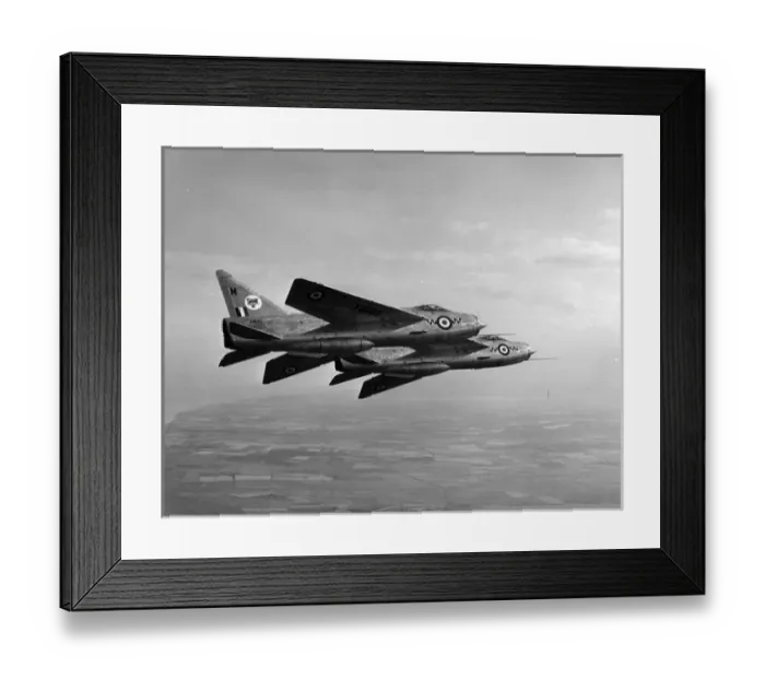 Framed Print : Two English Electric Lightning F1s XM140 and XM165 Framed Print : Two English Electric Lightning F1s XM140 and XM165