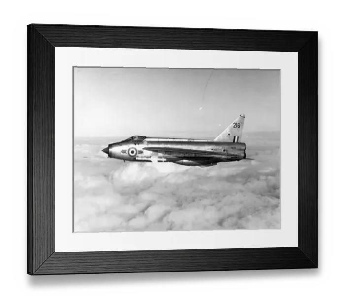 Framed Print : English Electric Lightning F1A XM216