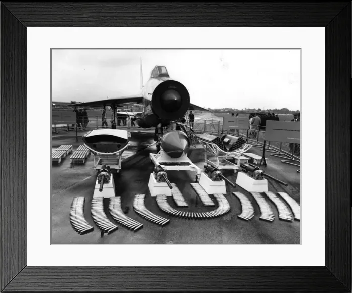 Framed Print : English Electric Lightning and its potential armament Framed Print : English Electric Lightning and its potential armament