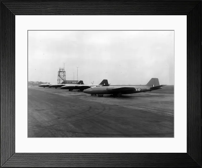Framed Print : The four prototype B1 Canberras at Warton Framed Print : The four prototype B1 Canberras at Warton