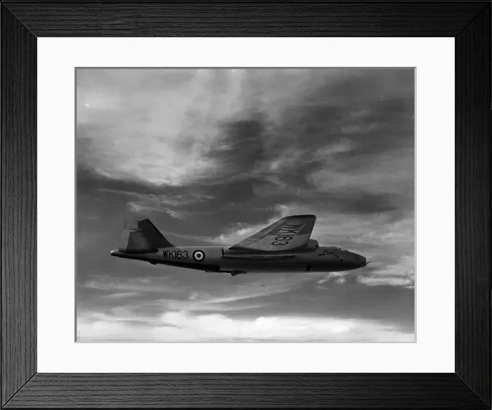Framed Print : English Electric Canberra B2 WK163 Framed Print : English Electric Canberra B2 WK163