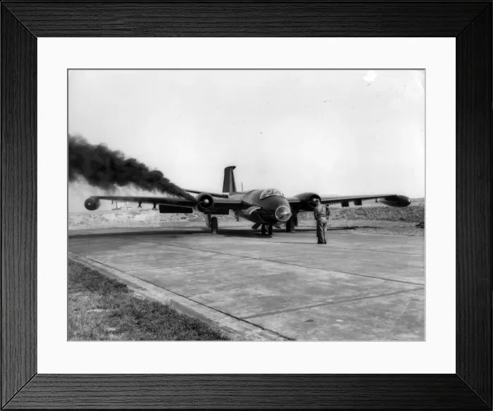 Framed Print : A Martin B-57A starts an engine in Germany Framed Print : A Martin B-57A starts an engine in Germany