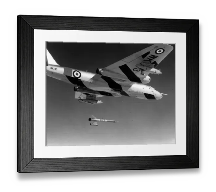 Framed Print : English Electric Canberra TT18 WK143 Framed Print : English Electric Canberra TT18 WK143