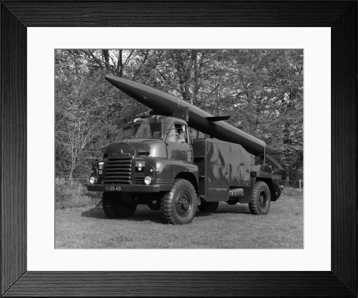 Framed Print : The English Electric Blue Water surface-to-surface missile Framed Print : The English Electric Blue Water surface-to-surface missile