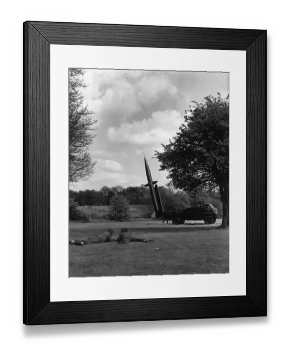 Framed Print : The English Electric Blue Water surface-to-surface missile