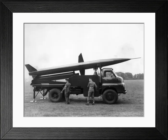 Framed Print : The English Electric Blue Water surface-to-surface missile Framed Print : The English Electric Blue Water surface-to-surface missile