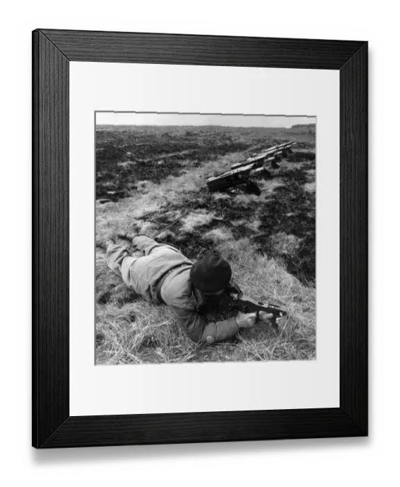 Framed Print : About to fire a battery of Vickers 891 Vigilant anti-tank mi