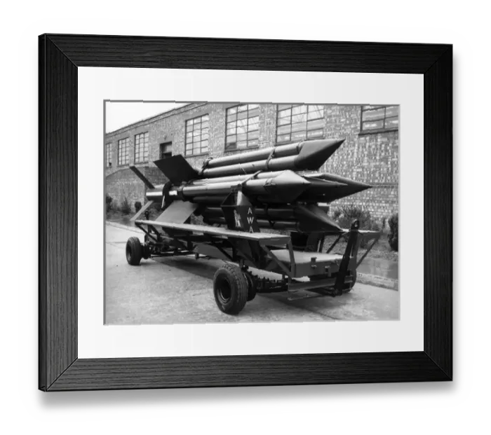 Framed Print : Armstrong Whitworth Seaslug ship-to-air missile Framed Print : Armstrong Whitworth Seaslug ship-to-air missile