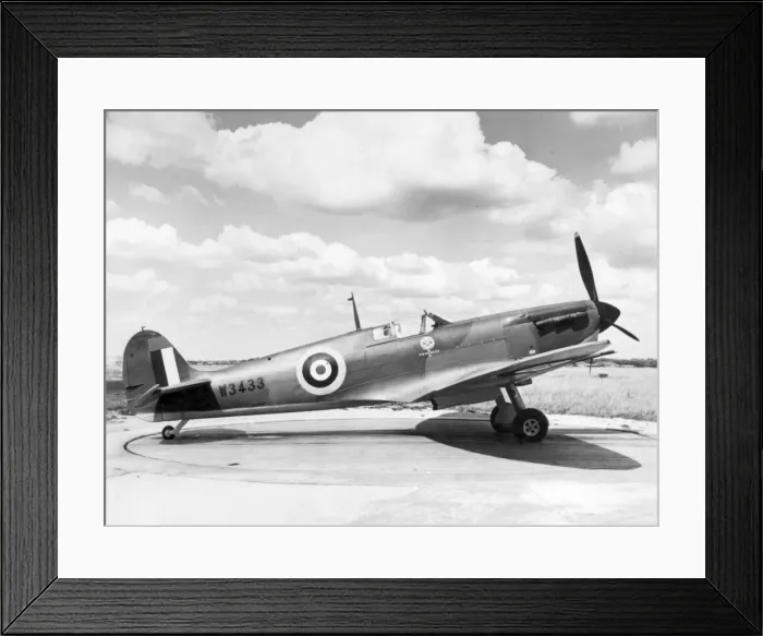 Framed Print : Supermarine Spitfire V W3433 Framed Print : Supermarine Spitfire V W3433