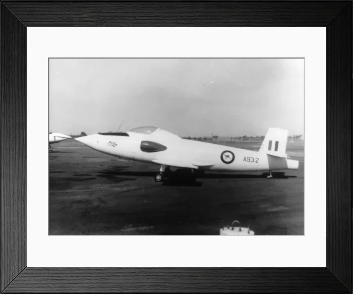 Framed Print : The Pika A93-2 a piloted test version of the Jindivik Framed Print : The Pika A93-2 a piloted test version of the Jindivik