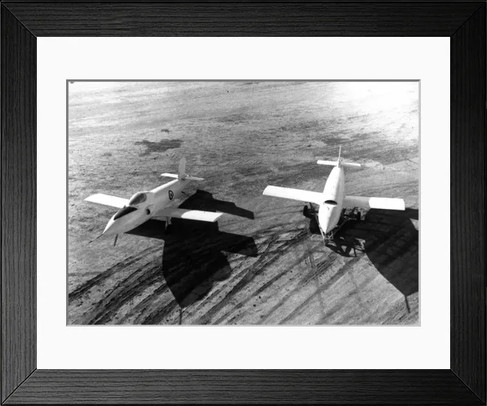 Framed Print : The Pika A93-2 a piloted test version of the Jindivik Framed Print : The Pika A93-2 a piloted test version of the Jindivik