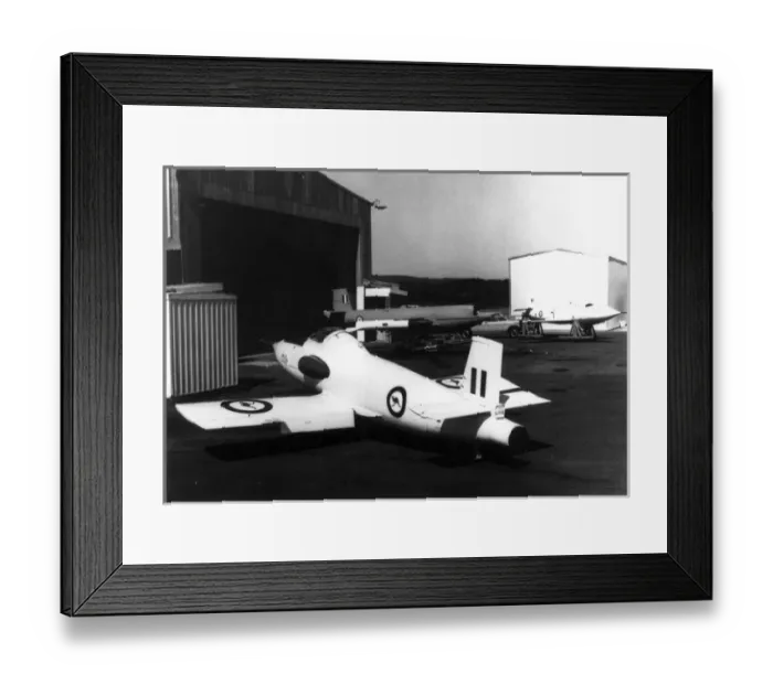 Framed Print : The Pika A93-2 a piloted test version of the Jindivik Framed Print : The Pika A93-2 a piloted test version of the Jindivik
