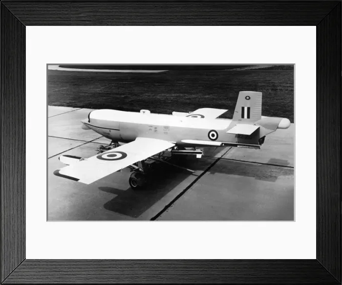 Framed Print : Jindivik Mk2B A92-210 on its launch trolley Framed Print : Jindivik Mk2B A92-210 on its launch trolley