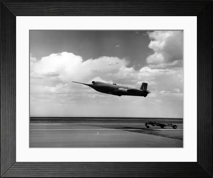 Framed Print : Jindivik Mk2 is launched from its trolley Framed Print : Jindivik Mk2 is launched from its trolley