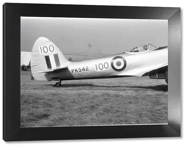 Supermarine Spitfire F22 PK542 with the racing number 100