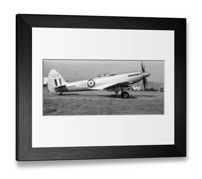 Framed Print : Supermarine Spitfire F22 PK542 with the racing number 100 Framed Print : Supermarine Spitfire F22 PK542 with the racing number 100