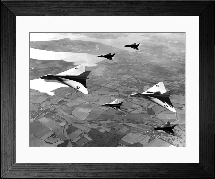 Framed Print : The two Avro Vulcan prototypes VX770 and VX777 Framed Print : The two Avro Vulcan prototypes VX770 and VX777