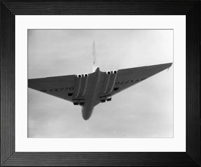 Framed Print : The first prototype Avro Vulcan VX770 From the rear Framed Print : The first prototype Avro Vulcan VX770 From the rear
