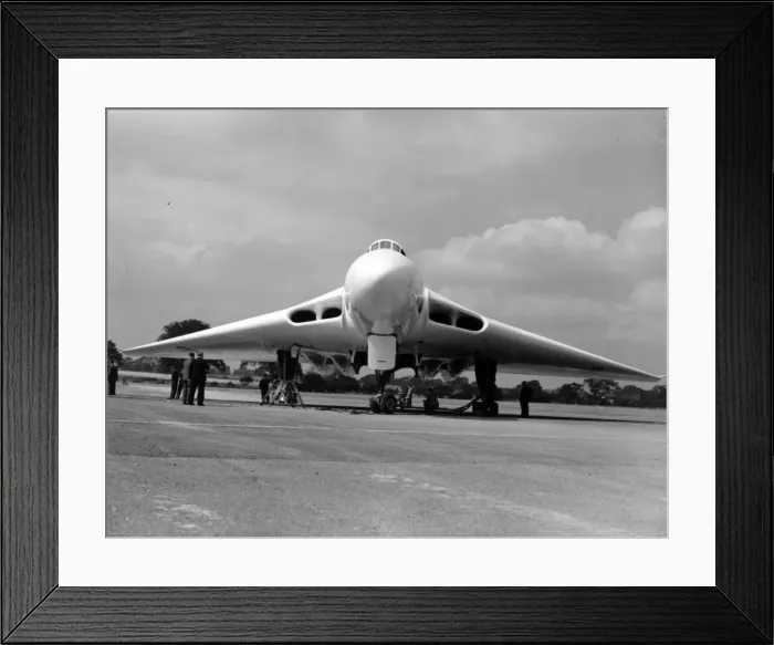 Framed Print : The first prototype Avro Vulcan VX770 Head-on Framed Print : The first prototype Avro Vulcan VX770 Head-on