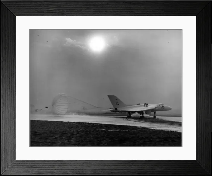 Framed Print : The first prototype Avro Vulcan VX770 coming to a stop Framed Print : The first prototype Avro Vulcan VX770 coming to a stop
