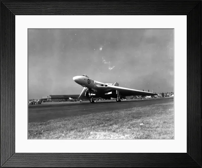 Framed Print : The second prototype Avro Vulcan VX777 at Farnborough Framed Print : The second prototype Avro Vulcan VX777 at Farnborough