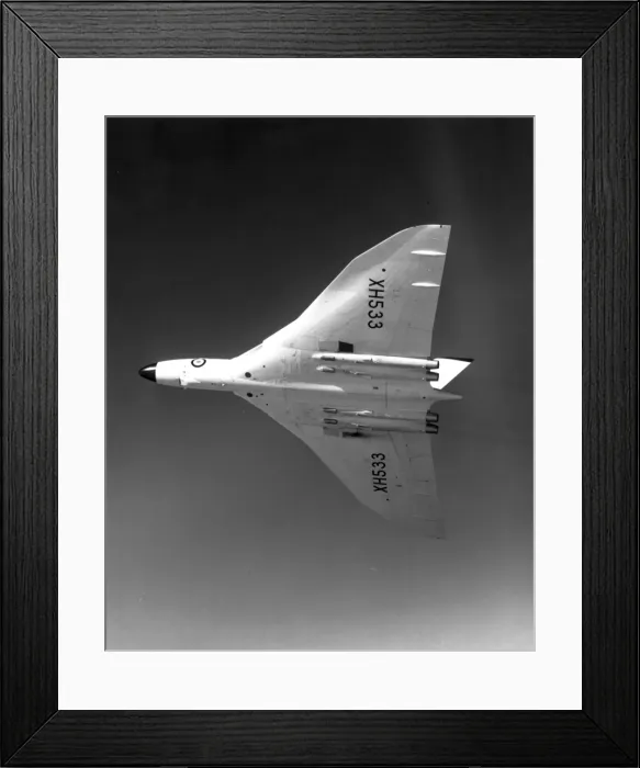 Framed Print : The first Avro Vulcan B2 XH533 Framed Print : The first Avro Vulcan B2 XH533