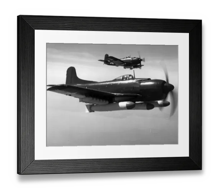 Framed Print : Two heaviliy loaded Martin AM-1 Maulers