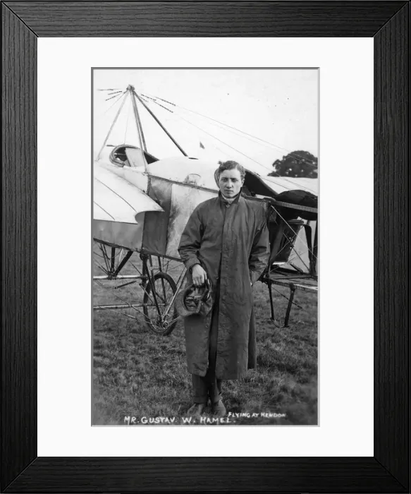 Framed Print : Gustav W Hamel Framed Print : Gustav W Hamel