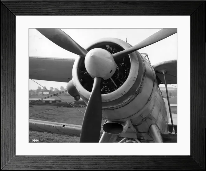 Framed Print : The Bristol Taurus II and de Havilland airscrew installation Framed Print : The Bristol Taurus II and de Havilland airscrew installation