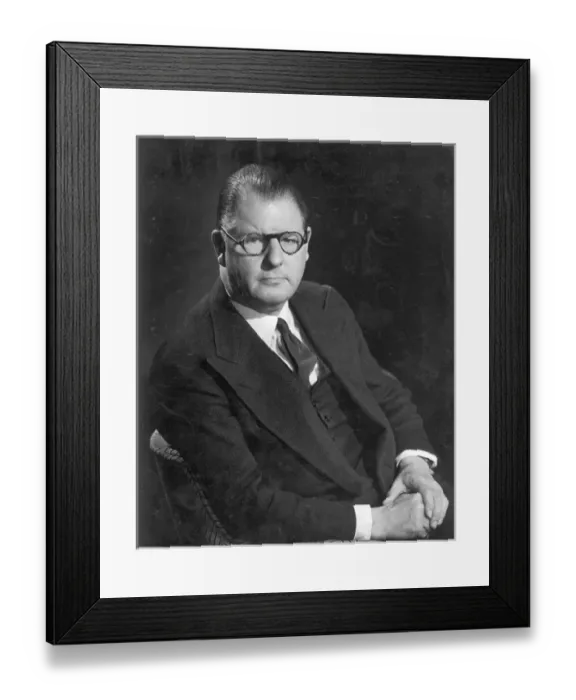 Framed Print : Major Frank Bernard Halford CBE FRAeS (1894-1955) Framed Print : Major Frank Bernard Halford CBE FRAeS (1894-1955)