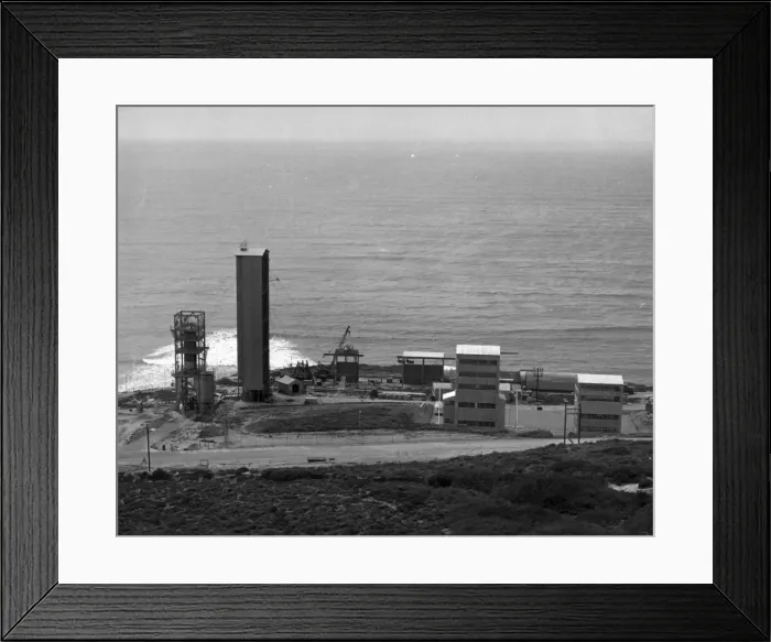 Framed Print : Convair Atlas components test facility at Point Loma Framed Print : Convair Atlas components test facility at Point Loma
