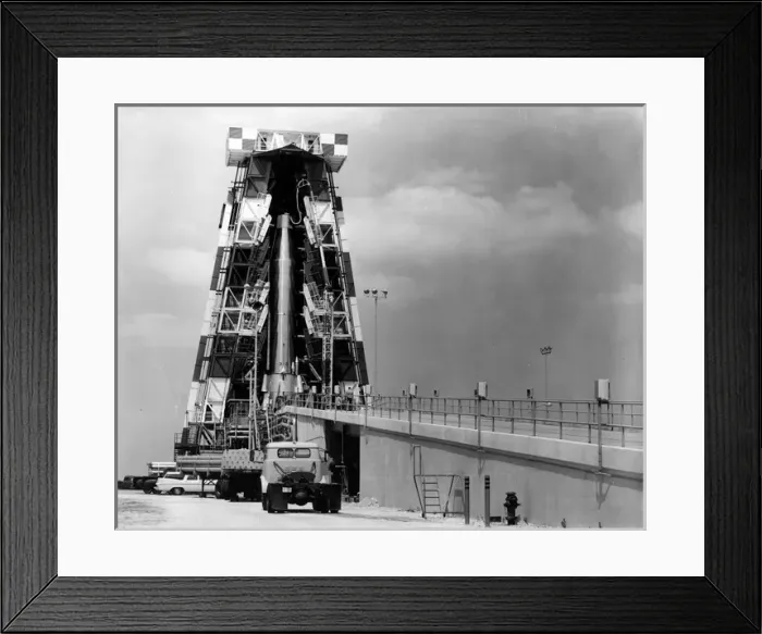 Framed Print : A Convair Atlas 3D ICBM Framed Print : A Convair Atlas 3D ICBM