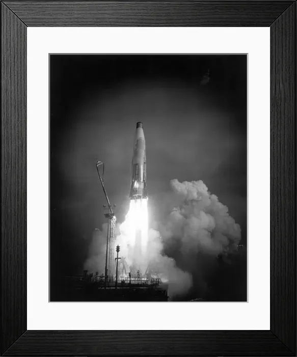 Framed Print : An ICBM test launch - Air Force Missile Test Centre Framed Print : An ICBM test launch - Air Force Missile Test Centre