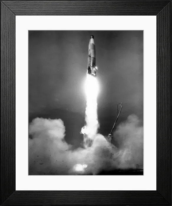 Framed Print : An ICBM test launch - Air Force Missile Test Centre Framed Print : An ICBM test launch - Air Force Missile Test Centre